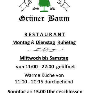 *** Hotel Landgasthof Gruener Baum Duitsland